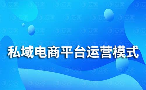 私域電商平臺運營模式是什么