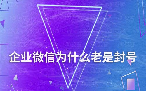 企業(yè)微信為什么老是封號