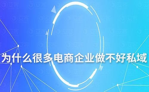 為什么大部分電商企業做不好私域流量